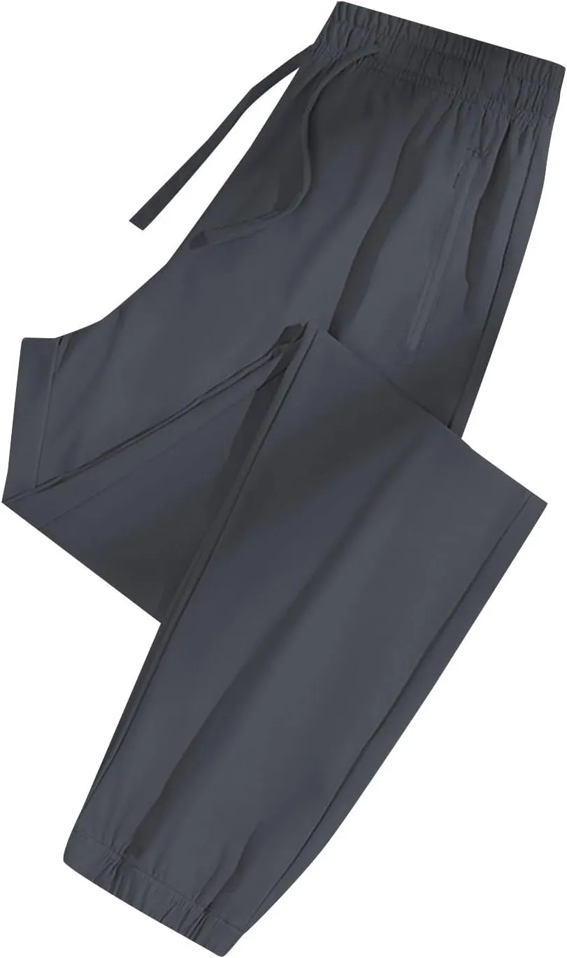 Beeswan Pants for Women Stretch Active Comfy Quick Dry Work Sport Running Sweatpants Summer Breathable Ice Silk Jogger
