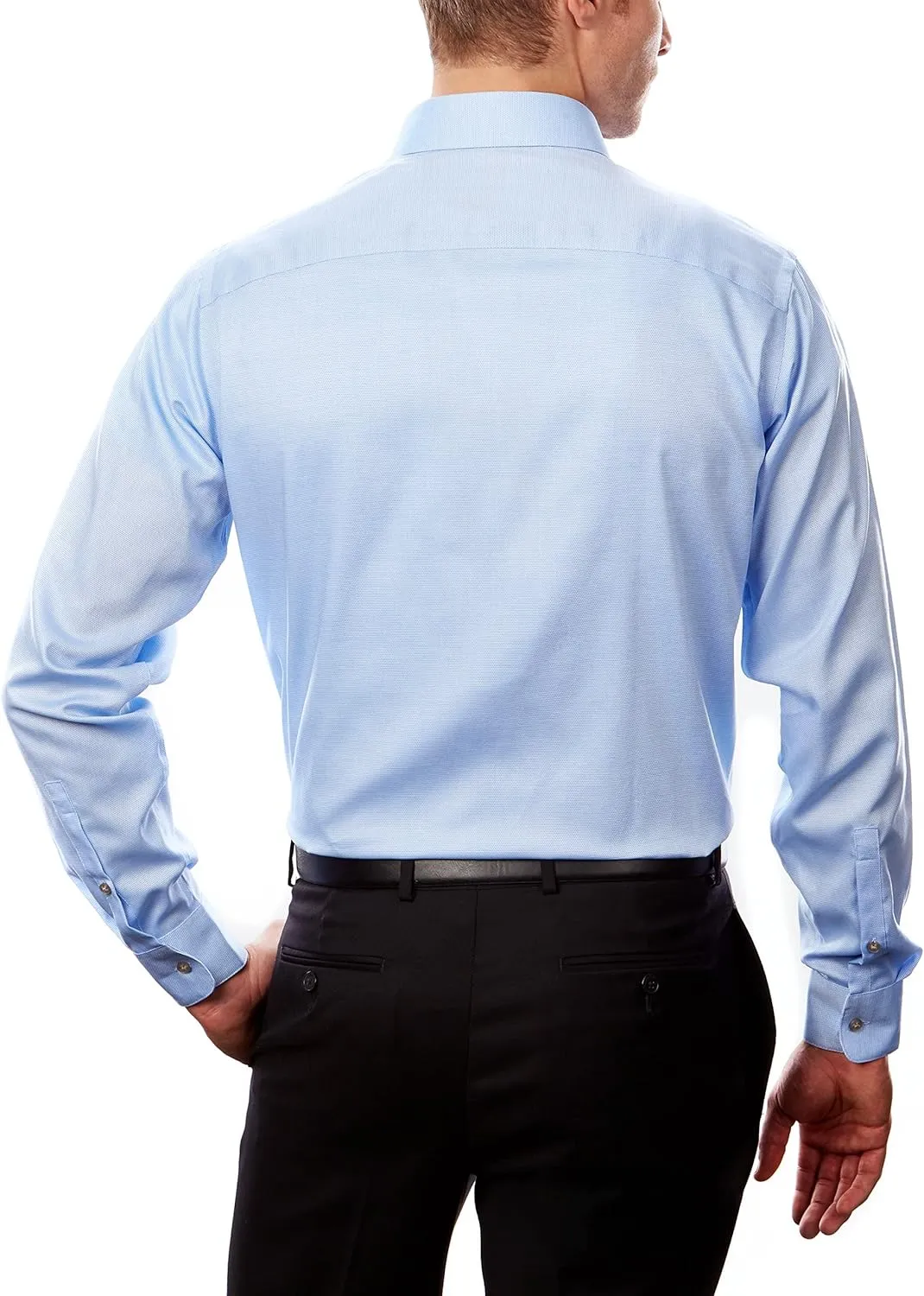 Calvin Klein Men's Dress Shirt Regular Fit Non Iron Stretch Solid