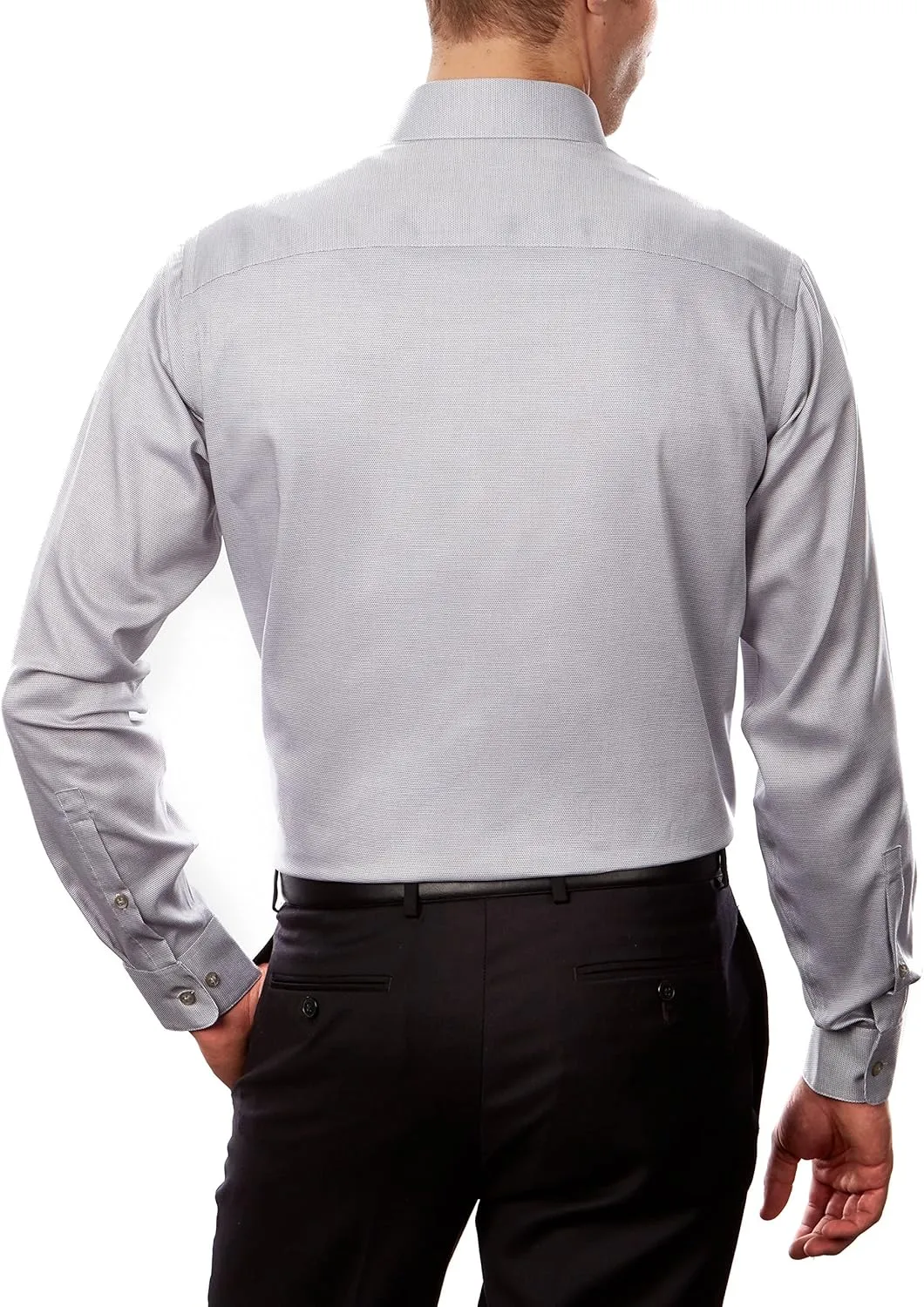 Calvin Klein Men's Dress Shirt Regular Fit Non Iron Stretch Solid