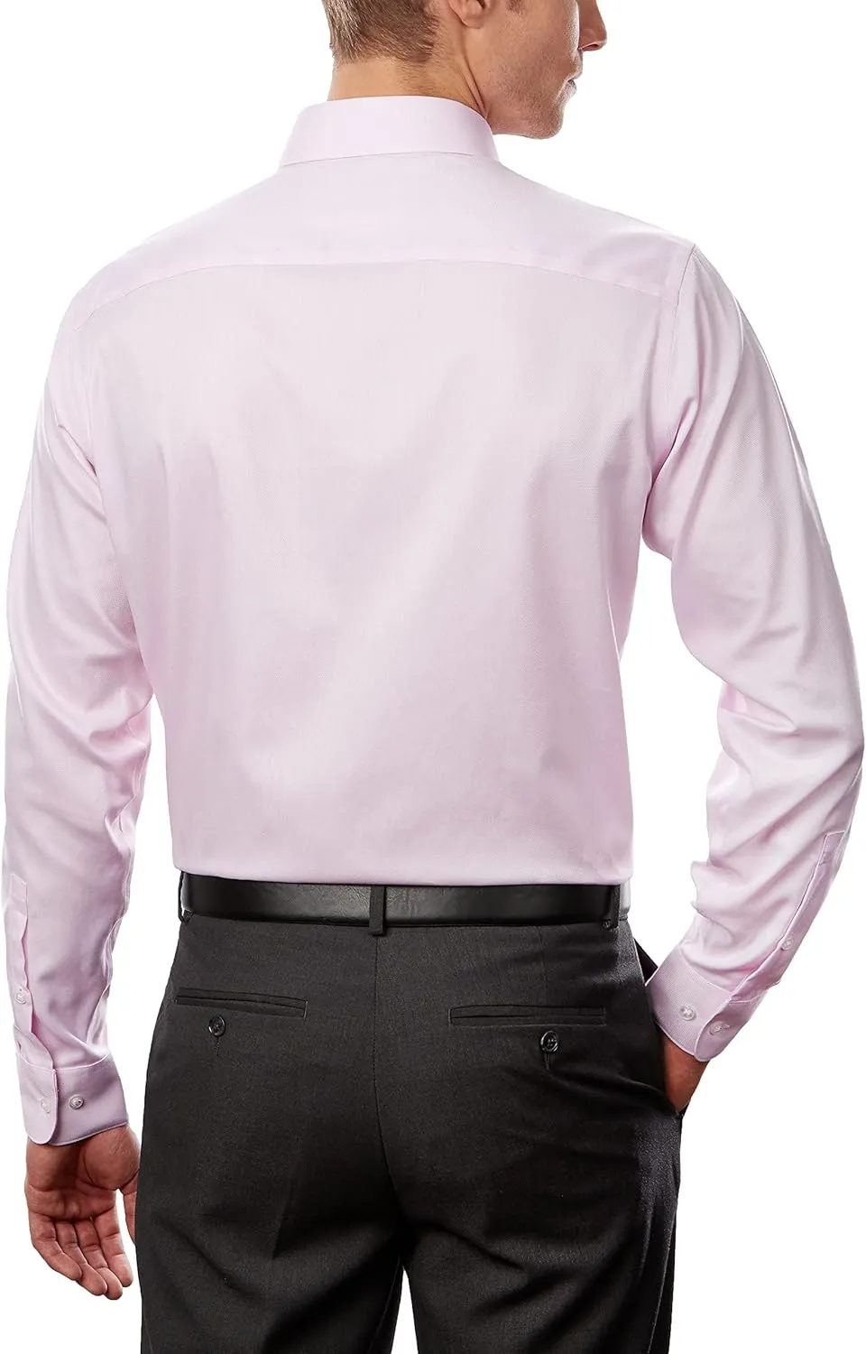 Calvin Klein Men's Dress Shirt Regular Fit Non Iron Stretch Solid