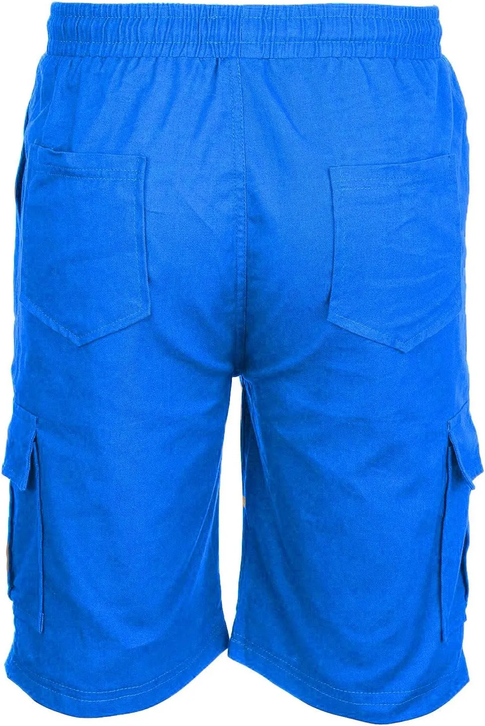 Camo Cargo Shorts for Men Casual Plaid Relaxed Loose Fit Elastic Waist with Multi Pocket Pants Mens Summer Capri