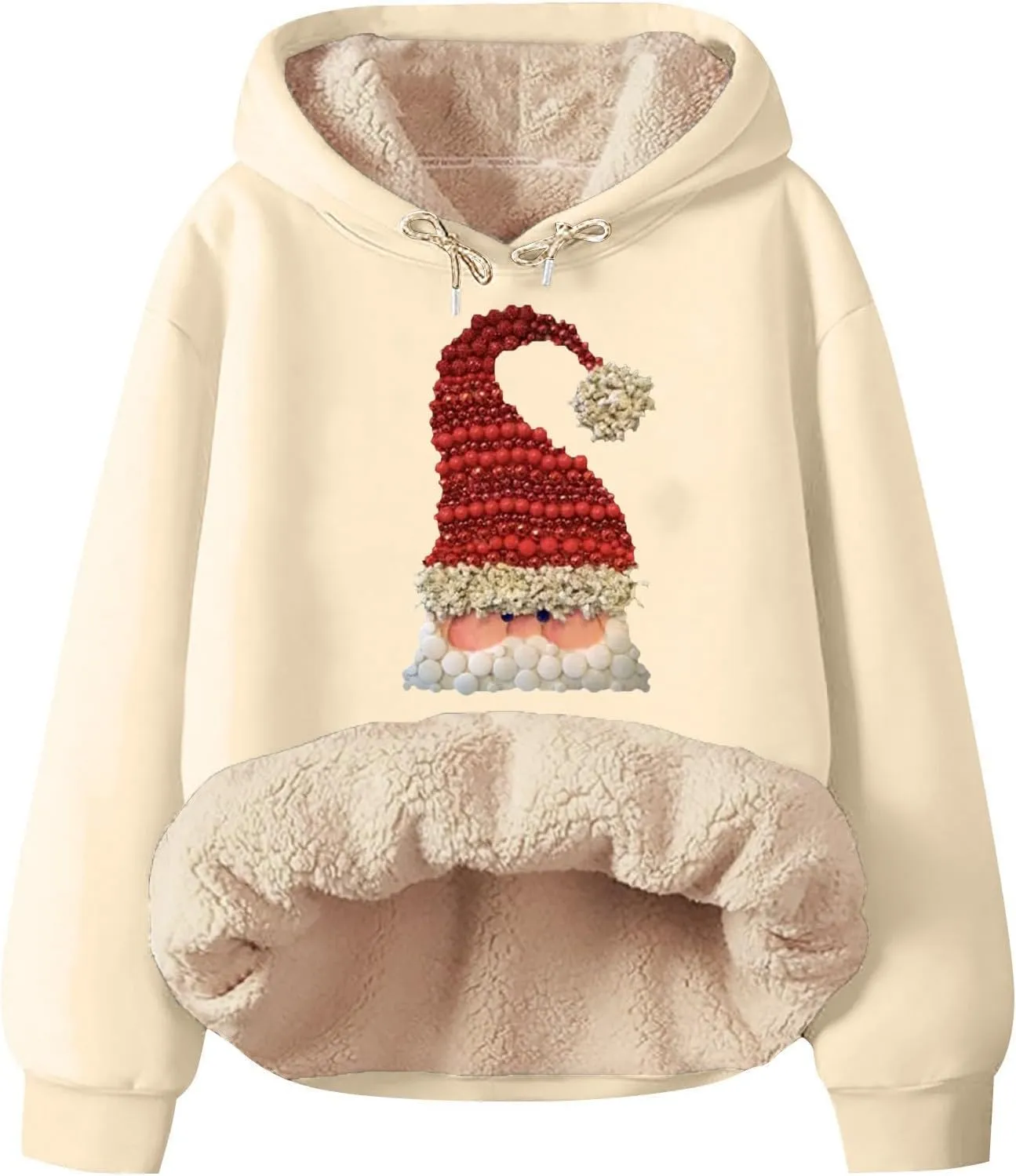 Christmas Hoodie For Women Letter Print Hoodie Sweatshirt Funny Xmas Holiday Pullover With Pocket White Christmas