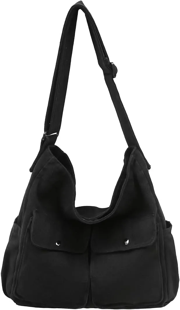 Collsants Messenger Bag Hobo Crossbody Bags for Women Canvas Bag Crossbody Tote Bag Shoulder Bag
