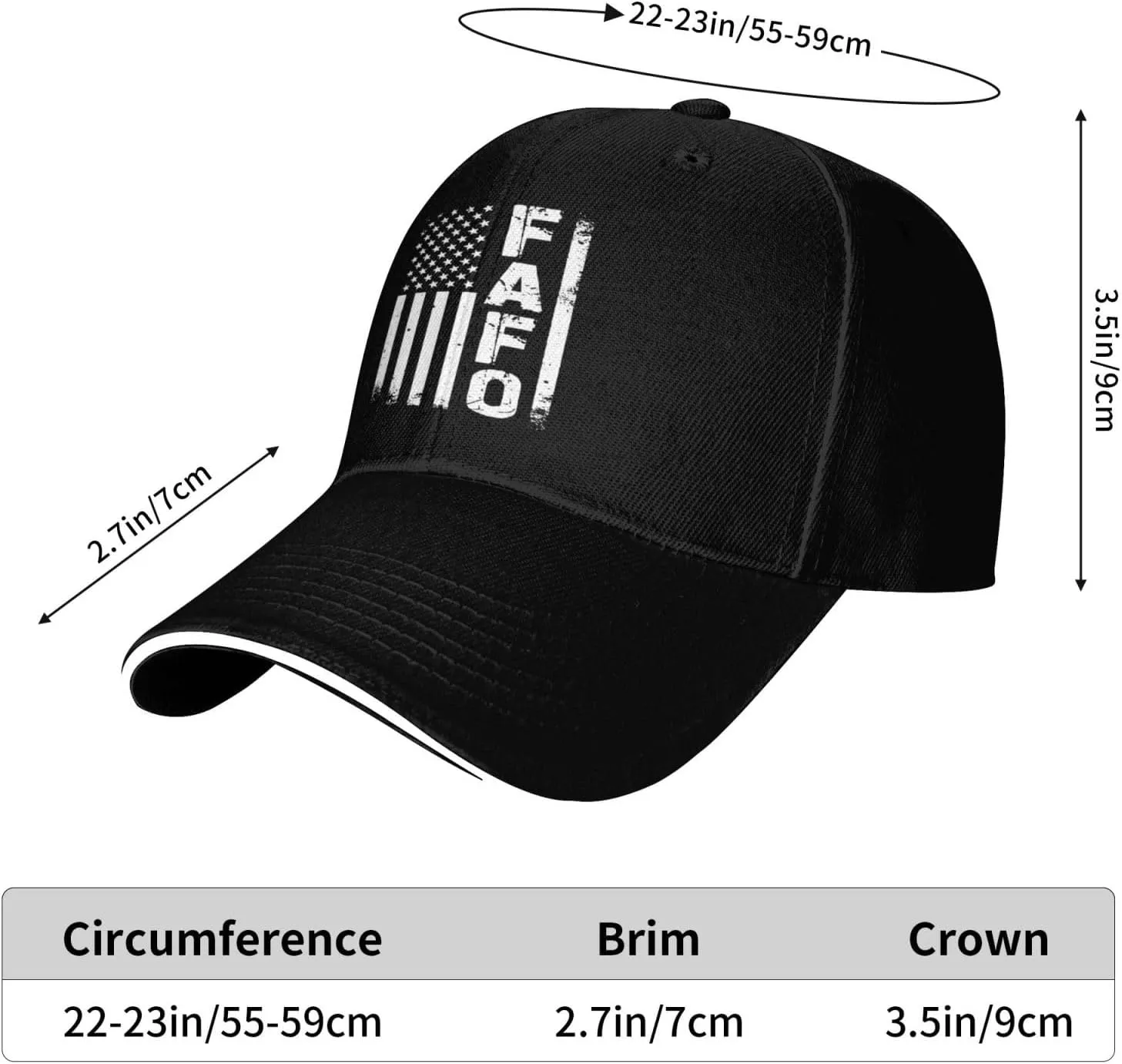 Fafo Hat F Around Find Out Funny Anti- Guiltyy 2025 Baseball Cap Men Women Trucker Hat