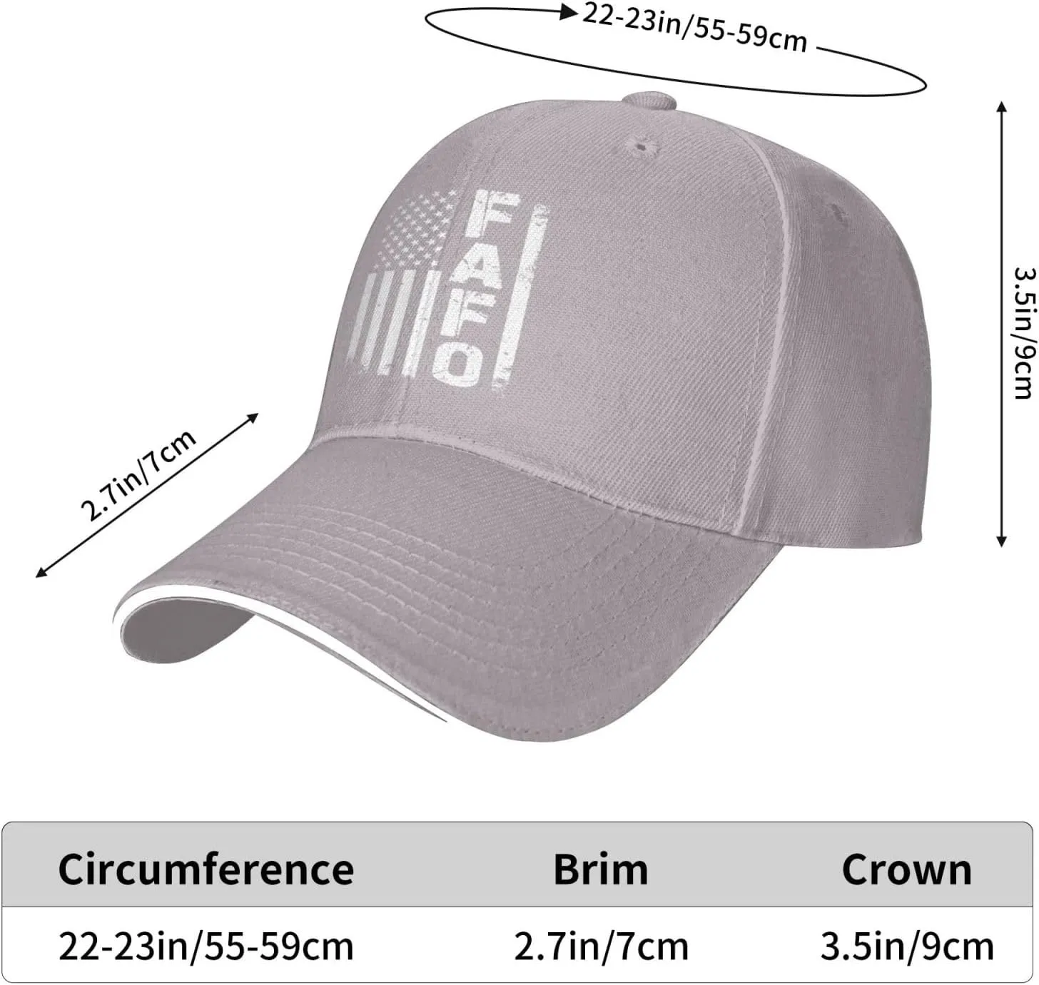 Fafo Hat F Around Find Out Funny Anti- Guiltyy 2025 Baseball Cap Men Women Trucker Hat