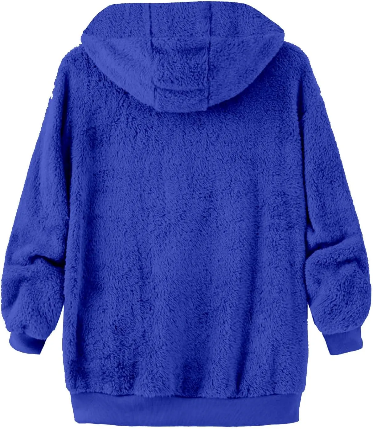 Fleece Jacket for Women Winter Sherpa Jacket Fuzzy Hoodie Jacket Zip Up Fleece Jacket Plus Size Warm Jacket