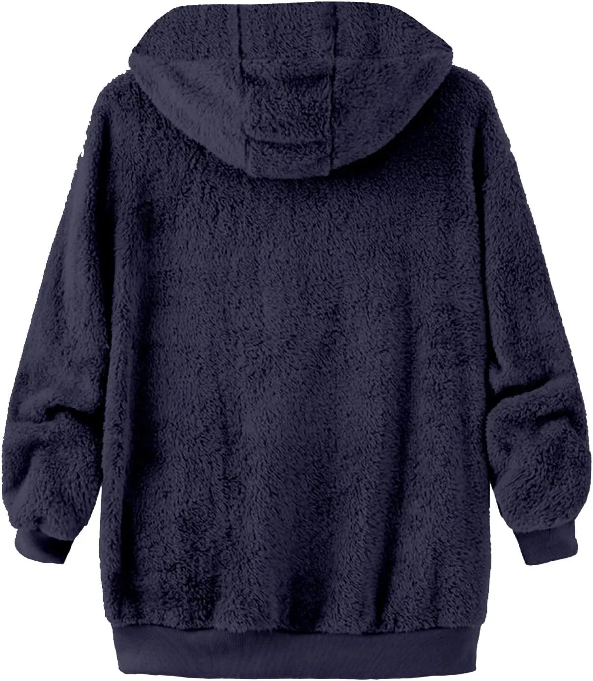 Fleece Jacket for Women Winter Sherpa Jacket Fuzzy Hoodie Jacket Zip Up Fleece Jacket Plus Size Warm Jacket