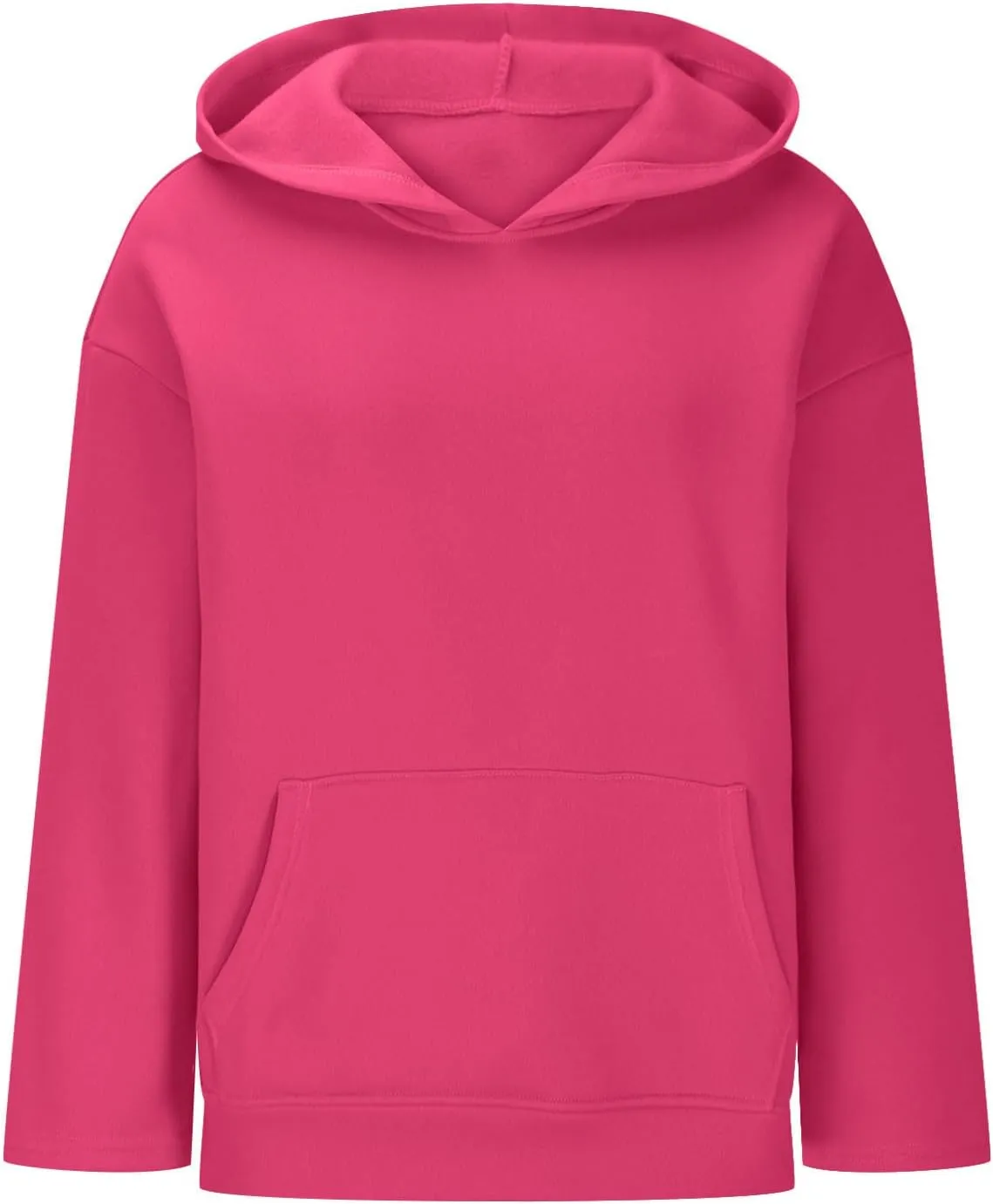 Fleece Lined Hoodie Women Pullover, Sweatshirt for Women Oversized Sweatshirts with Pocket, Hoodies Trendy 2025