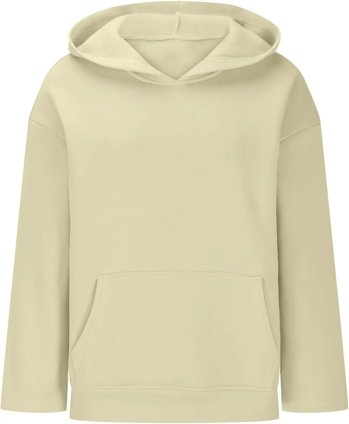 Fleece Lined Hoodie Women Pullover, Sweatshirt for Women Oversized Sweatshirts with Pocket, Hoodies Trendy 2025