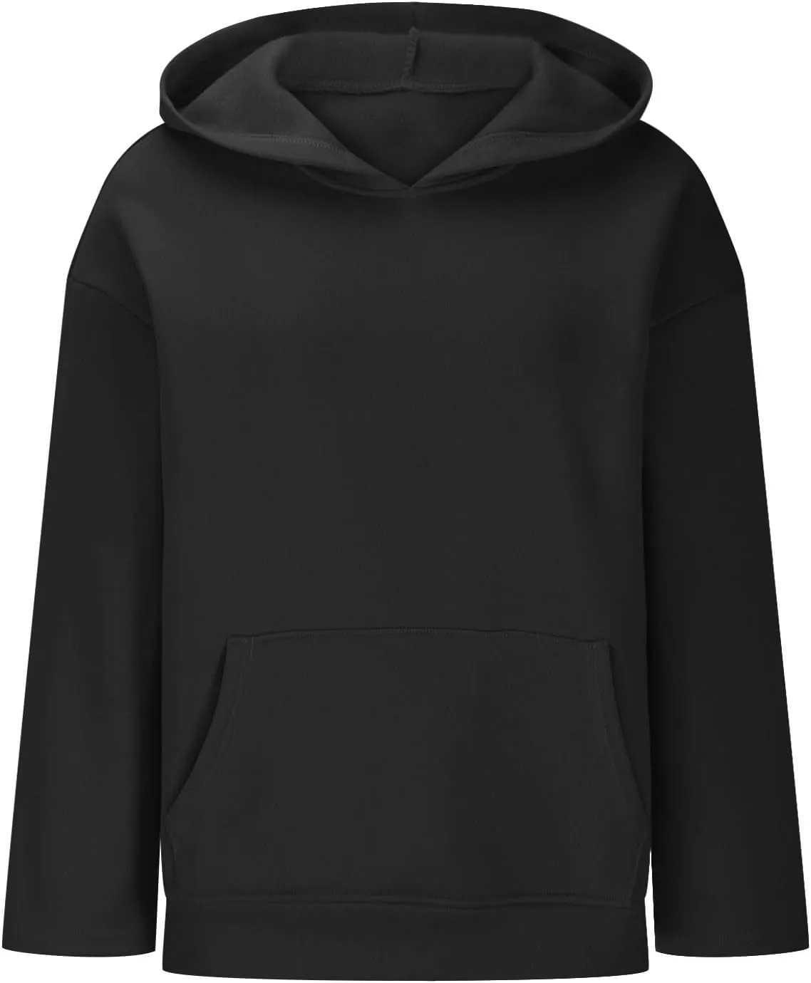 Fleece Lined Hoodie Women Pullover, Sweatshirt for Women Oversized Sweatshirts with Pocket, Hoodies Trendy 2025