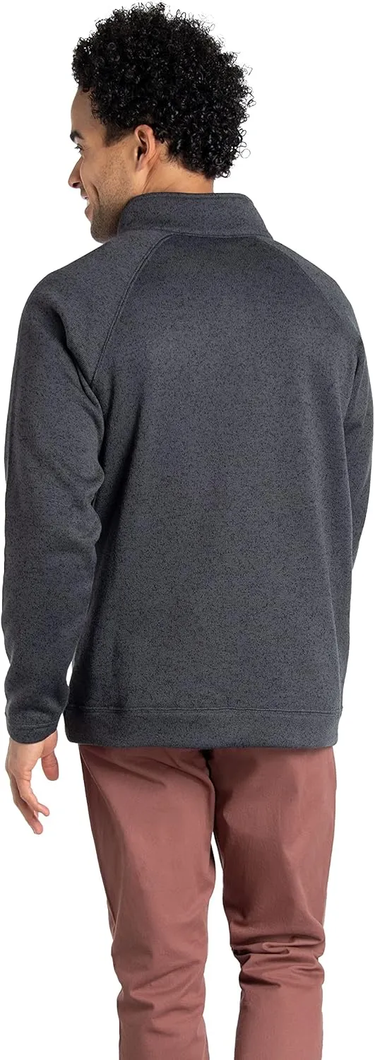 Fruit of the Loom Men's Sweater Fleece Quarter Zip Pullover (Sizes S-XXL)