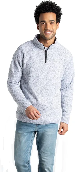 Fruit of the Loom Men's Sweater Fleece Quarter Zip Pullover (Sizes S-XXL)