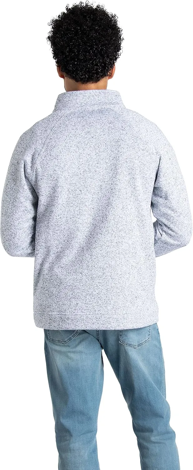 Fruit of the Loom Men's Sweater Fleece Quarter Zip Pullover (Sizes S-XXL)