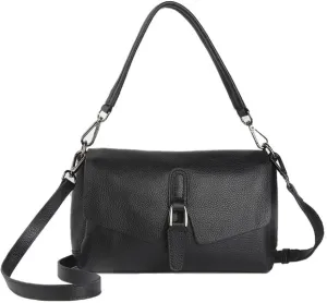 Genuine Leather Women's Bag Top Layer Cowhide Women's Shoulder Crossbody Commuter Bag