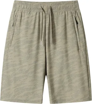 Gym Basketball Mens Shorts with Pockets Quick Dry Workout Athletic Shorts Drawstring Summer Casual Running Pants