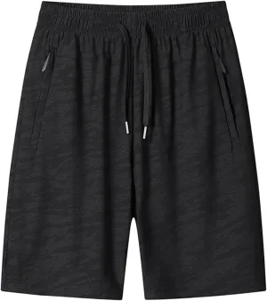 Gym Basketball Mens Shorts with Pockets Quick Dry Workout Athletic Shorts Drawstring Summer Casual Running Pants