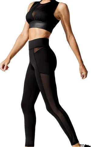 High Waist Yoga Pants Color Block Tummy Control Workout Stretch Running Dance Yoga Leggings for Women S-XL