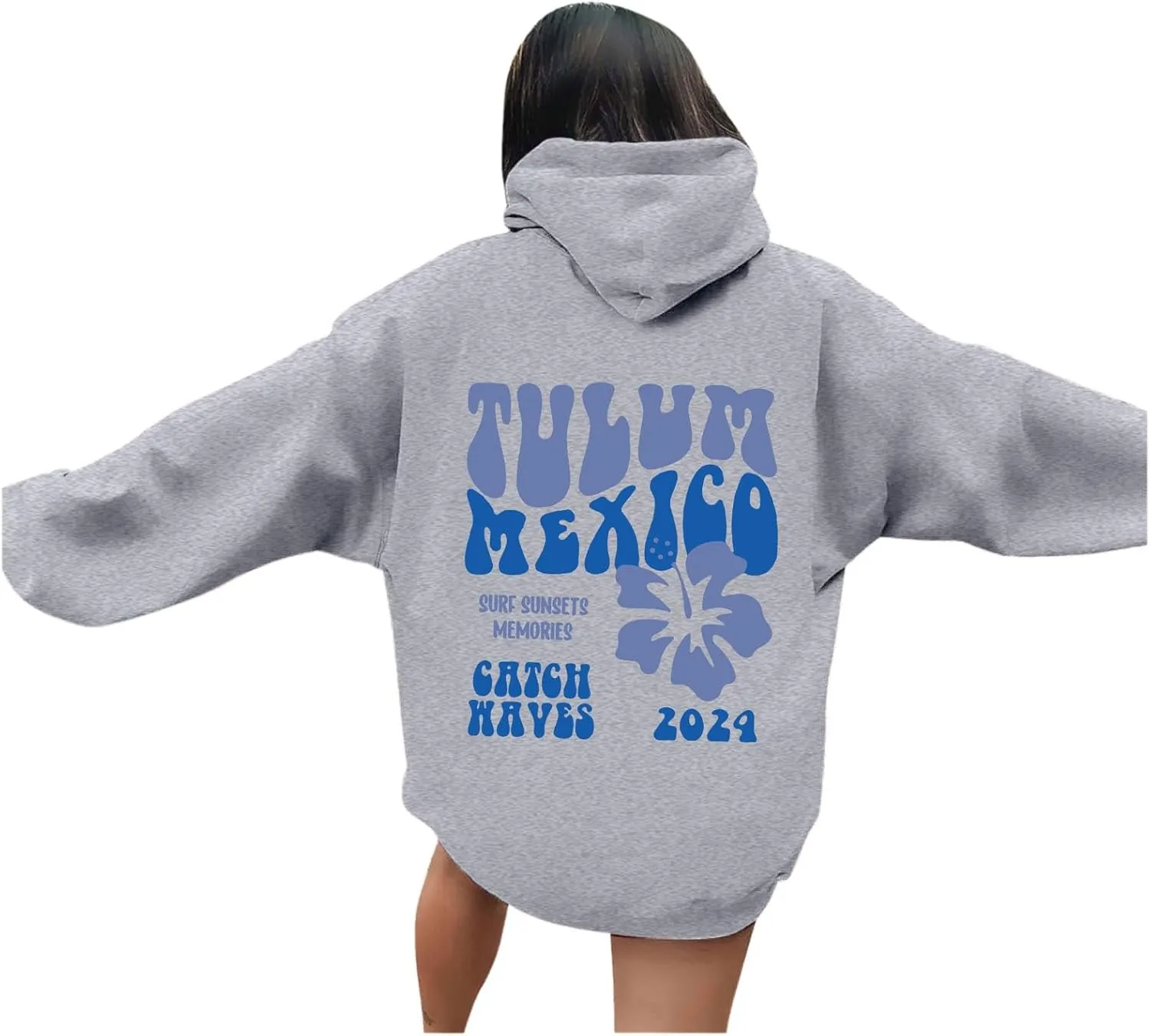 𝓟ink 𝓟om 𝓟uff Hoodie Sweatshirts Women Casual Long Sleeve Hoodie Pullover Preppy Oversized Sweatshirt Tunic Tops