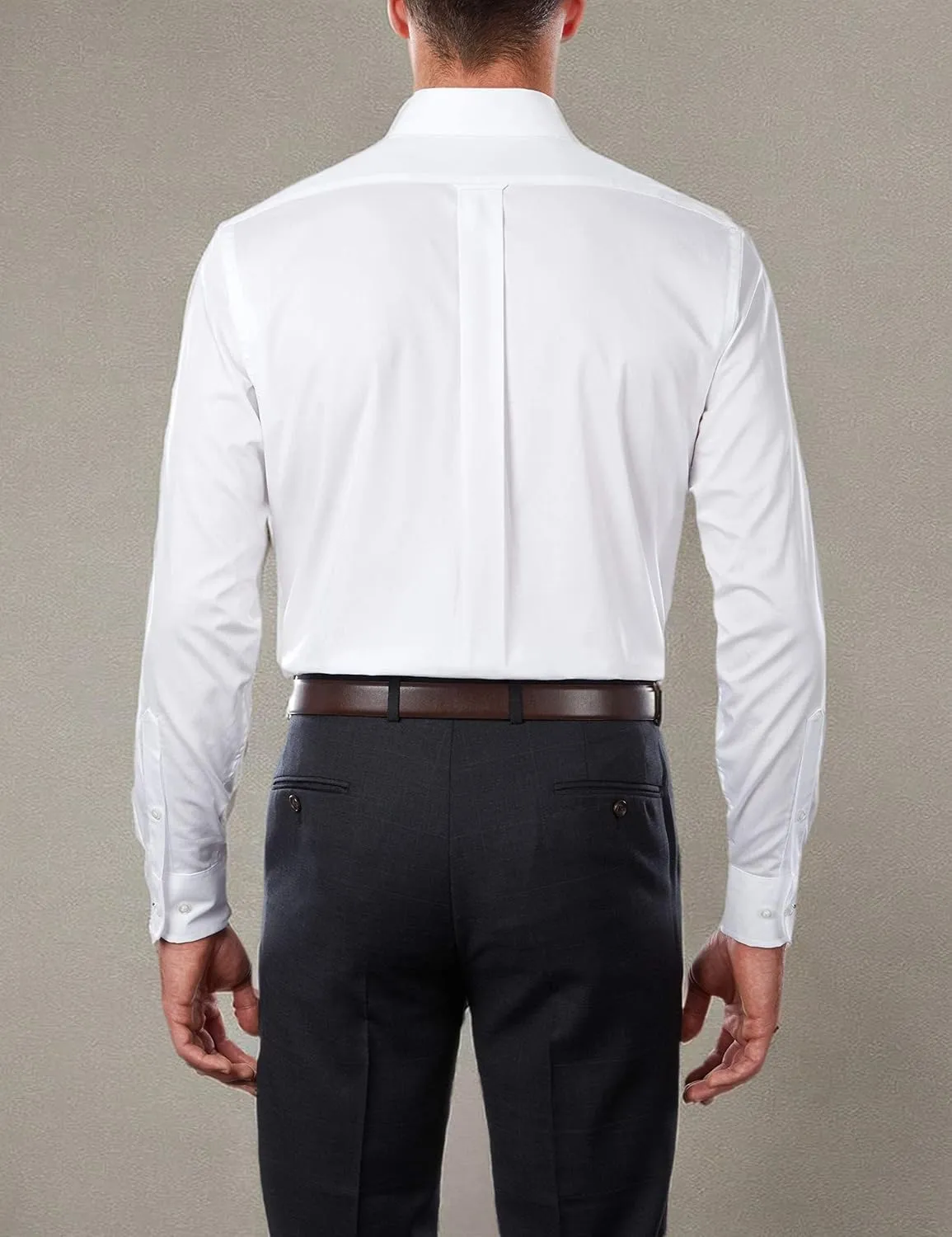 IZOD Men's Dress Shirt Regular Fit Stretch Solid Button Down Collar