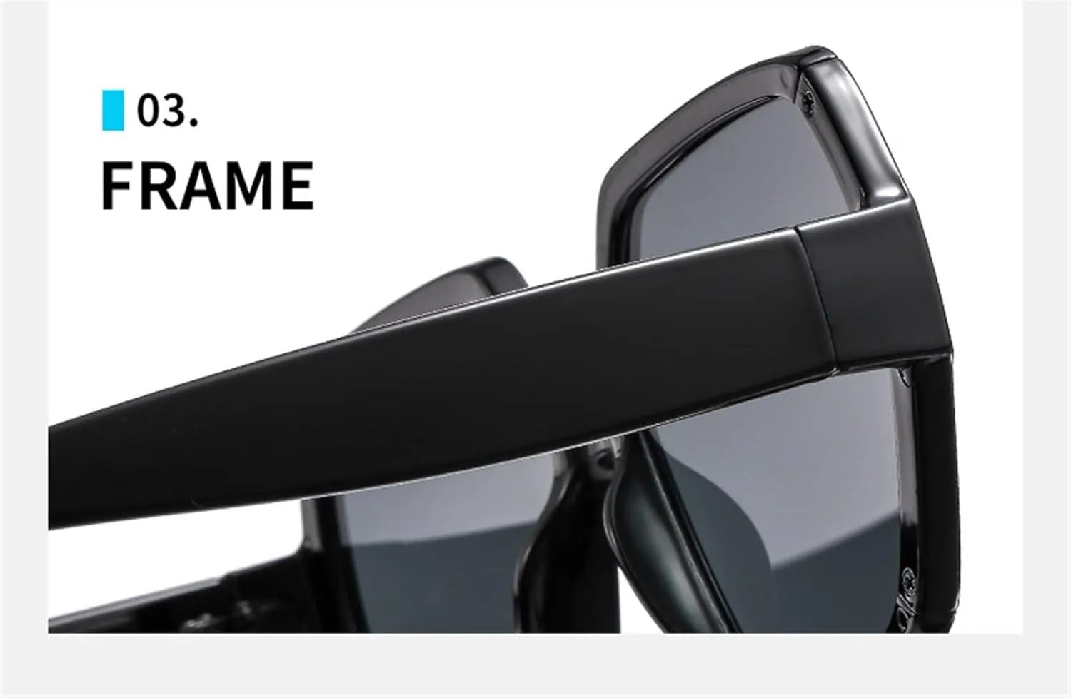 Large Frame Men's Outdoor Sunglasses Commuter Vacation Women's Sports Sun Glasses