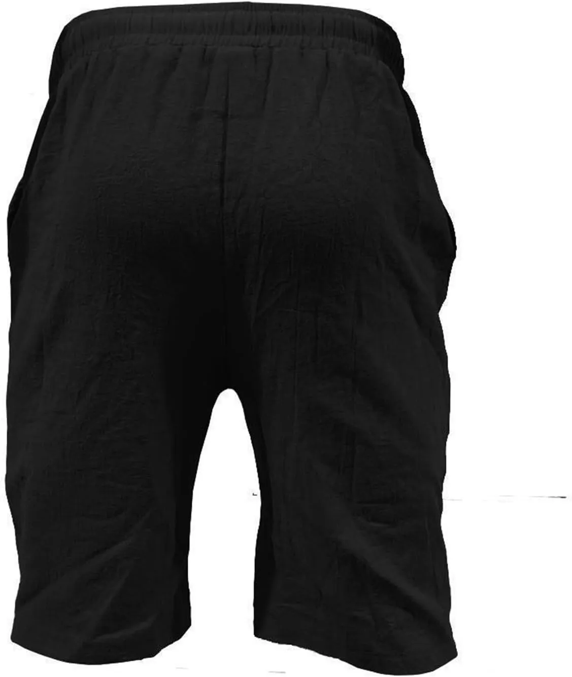 LCMTWX Mens Casual Shorts Lightweight Loose 3/4 Shorts Drawstring Elastic Waist Baggy Wide Leg Casual Beach Yoga Trousers