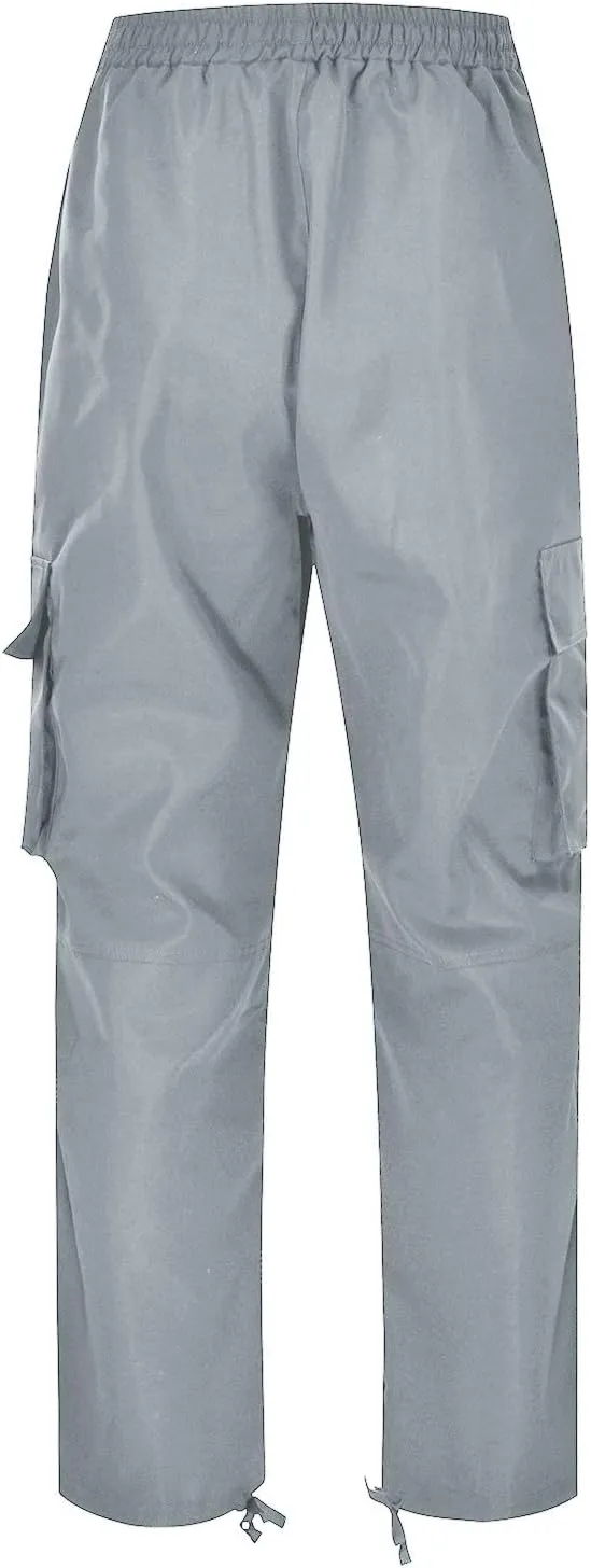 LCMTWX Sweatpants for Men Color Sports Hat Multi Woven Pocket Foot Rope Solid Pants Street Drawstring Sweatpants with