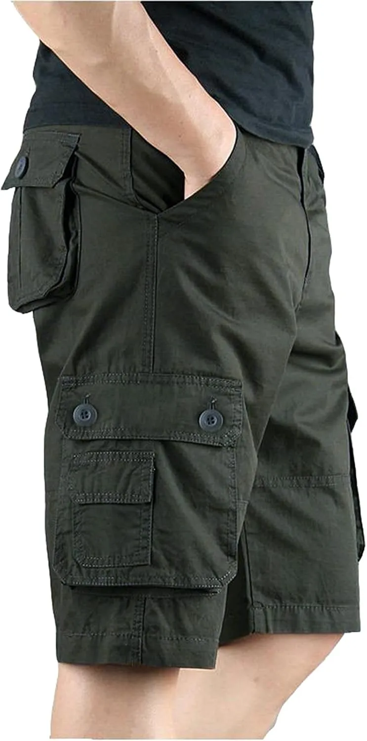LCMTWX Work Shorts for Men Overalls and Men's Pants Summer Leisure Fashion Men's Pants Hiking Shorts Mens Cargo Shorts 9