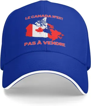 Le Canada N'est Pas à Vendre Hat Pride Baseball Cap Dad Trucker Hat