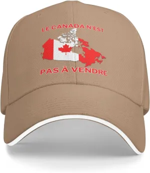 Le Canada N'est Pas à Vendre Hat Pride Baseball Cap Dad Trucker Hat