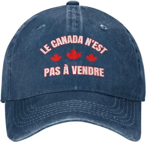 Le Canada N'est Pas à Vendre Hat Pride Cowboy Trucker Hat Baseball Cap