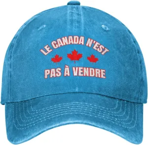 Le Canada N'est Pas à Vendre Hat Pride Cowboy Trucker Hat Baseball Cap
