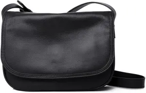 Leather Shoulder Crossbody with Large Capacity and Simple Commuter Bag