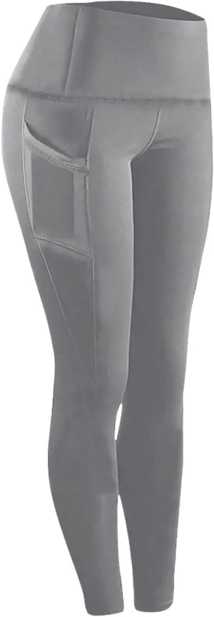 Leggings for Women with Pockets Tummy Control Compression Workout Gym Athletic Running High Waisted Yoga Pants