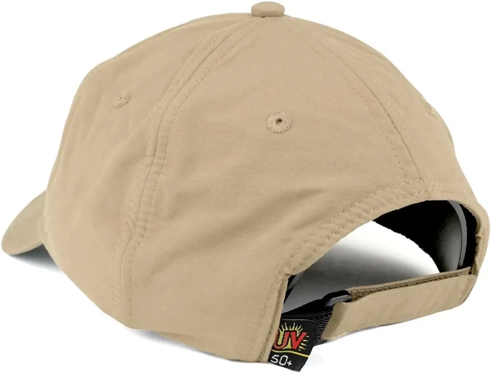 Lightweight UV 50  UPF Sunshield Long Bill Mesh Lined Cap