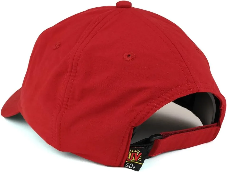 Lightweight UV 50  UPF Sunshield Long Bill Mesh Lined Cap