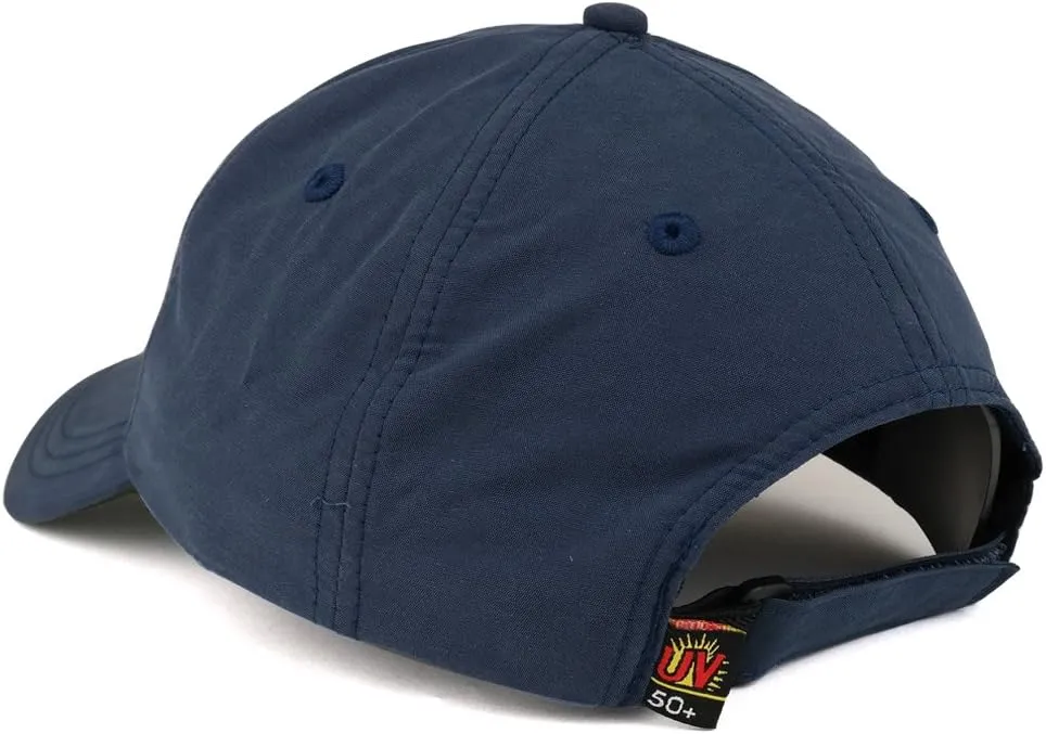 Lightweight UV 50  UPF Sunshield Long Bill Mesh Lined Cap