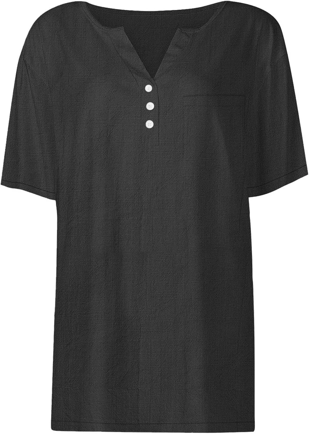 Linen Tops for Women 2025 Summer Trendy Short Sleeve Tshirts Workout Button Down Plus Size Cotton Linen Shirt