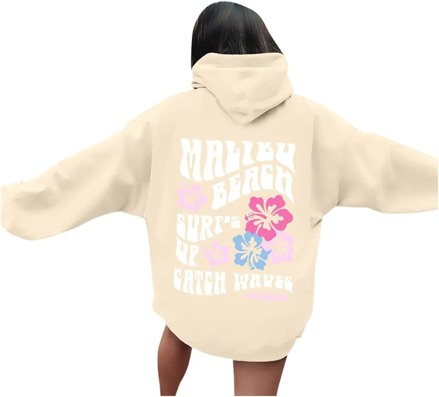 Love Like Jesus Letter Graphic Hoodies for Women Girls Oversized Long Sleeve Pocket Y2K Sweatshirt Tops