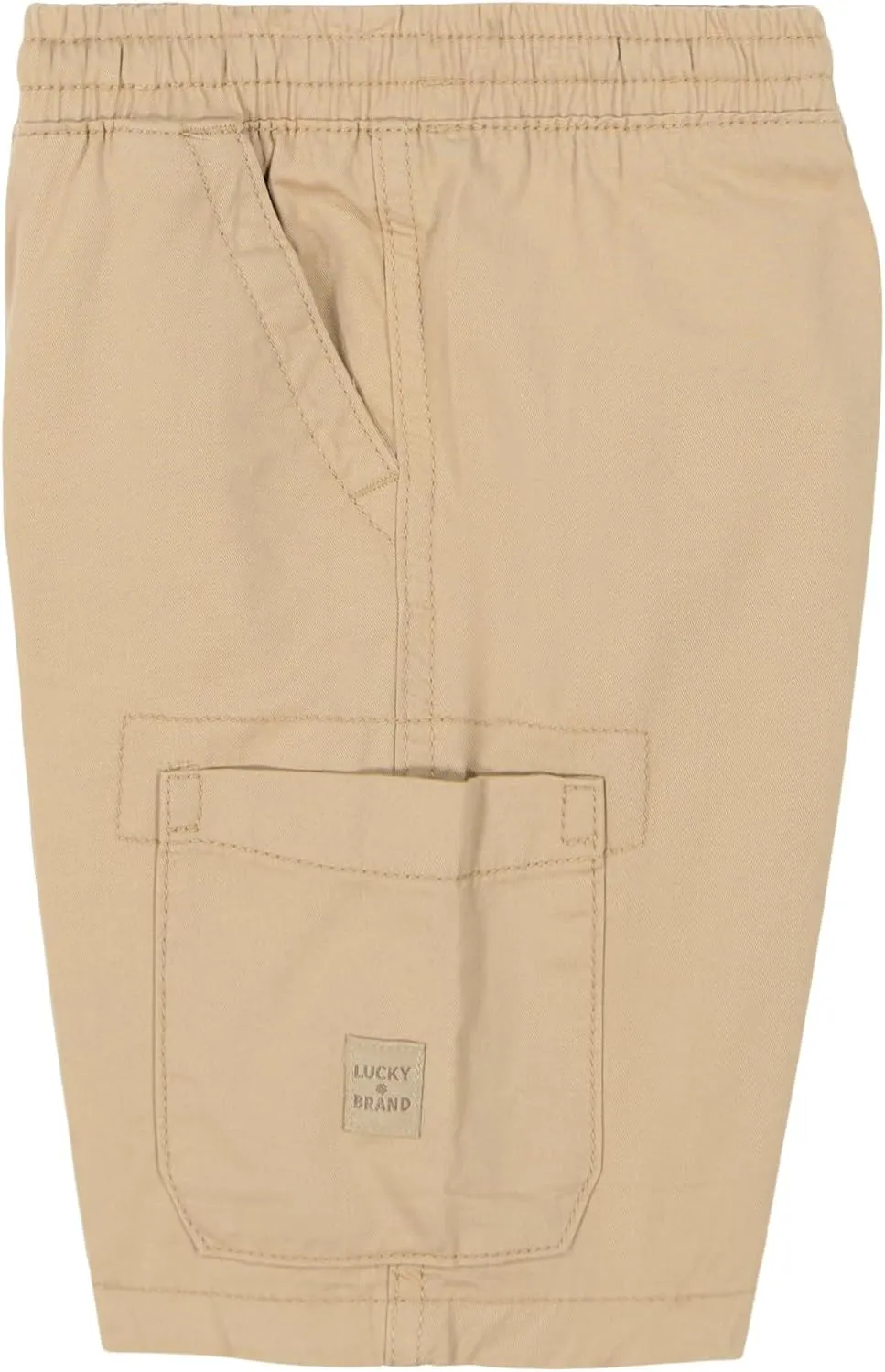 Lucky Brand Boys' Pull-on Cargo Shorts Drawstring Closure