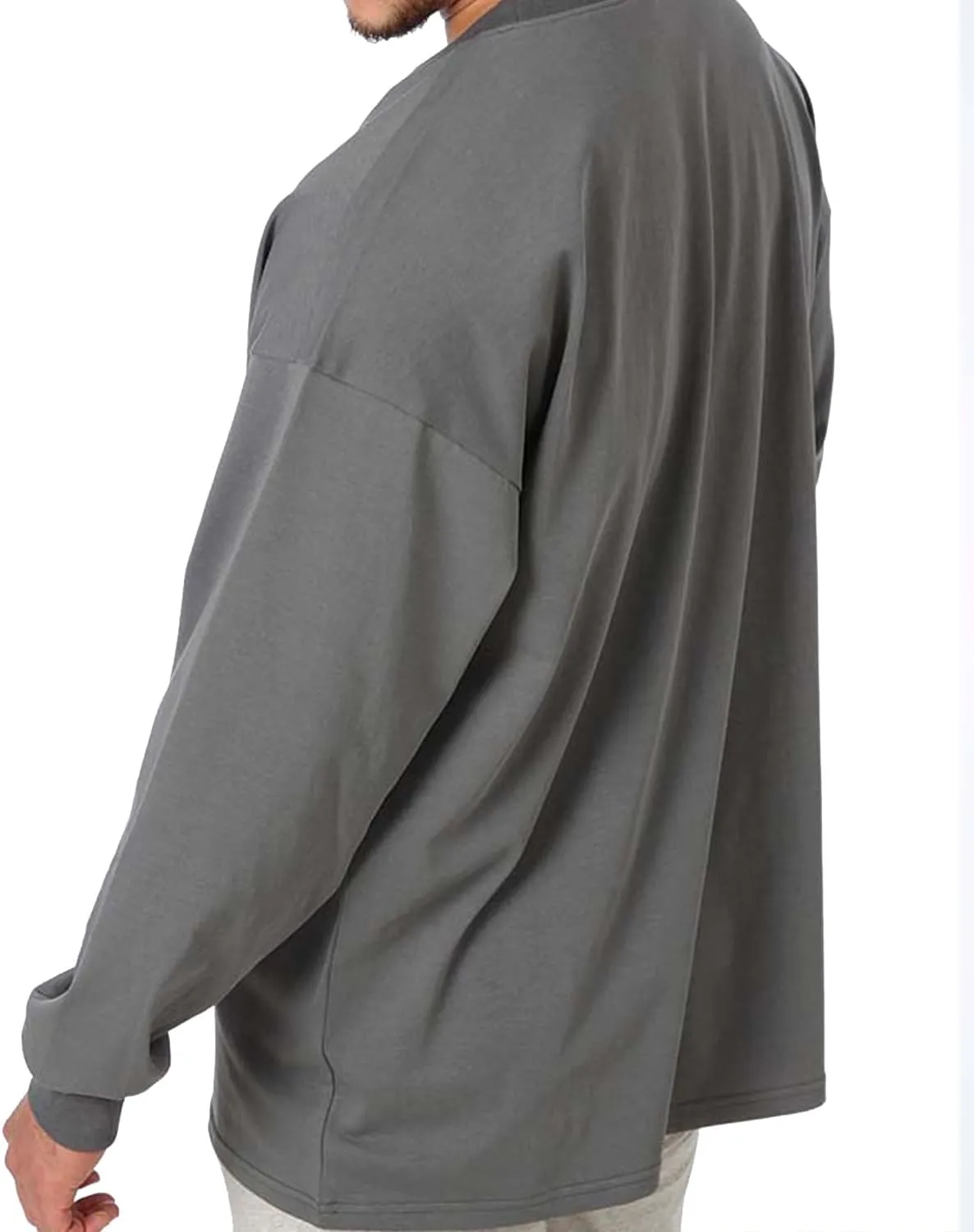 maytopia Mens Long Sleeve T-Shirt Gym Workout Shirts Muscle Athletic Tee Active Shirt