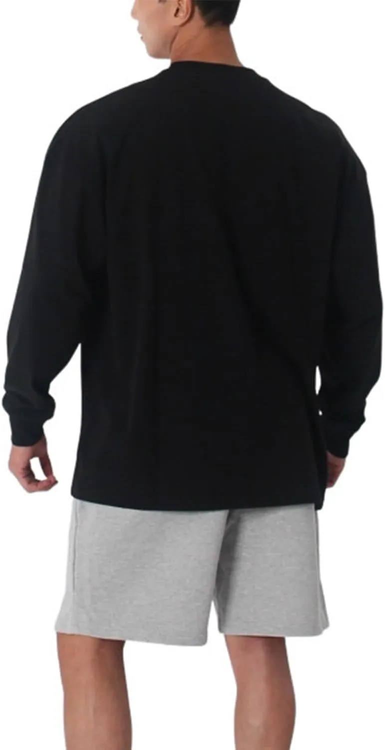 maytopia Mens Long Sleeve T-Shirt Gym Workout Shirts Muscle Athletic Tee Active Shirt