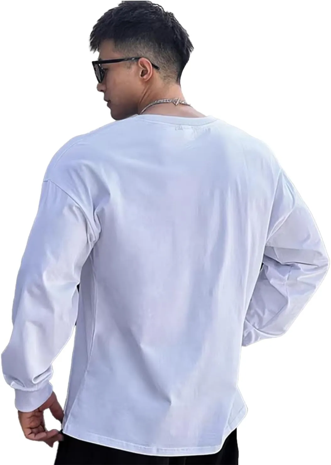 maytopia Mens Long Sleeve T-Shirt Gym Workout Shirts Muscle Athletic Tee Active Shirt