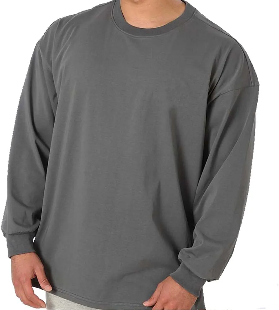 maytopia Mens Long Sleeve T-Shirt Gym Workout Shirts Muscle Athletic Tee Active Shirt