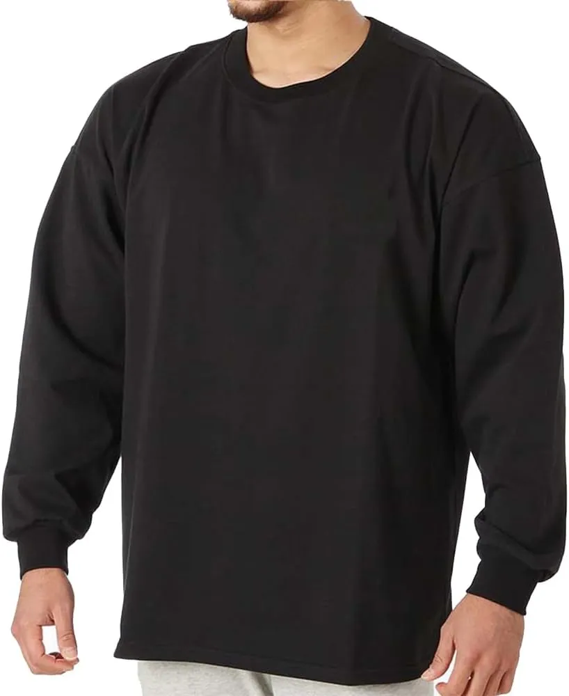maytopia Mens Long Sleeve T-Shirt Gym Workout Shirts Muscle Athletic Tee Active Shirt