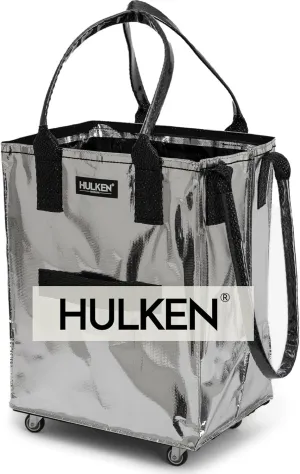 (Medium, Silver) Reusable Grocery Bag On Wheels, Shopping Trolley, Rolling Tote, Zipper Closure, Lightweight, Carries Up to 66 lb, Folds Flat, Unbreakable Handles
