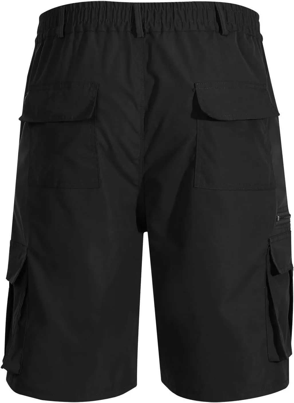 Men Cargo Shorts Oversized Workout Running Shorts Quick Dry Lightweight Gym Shorts with Zip Pockets
