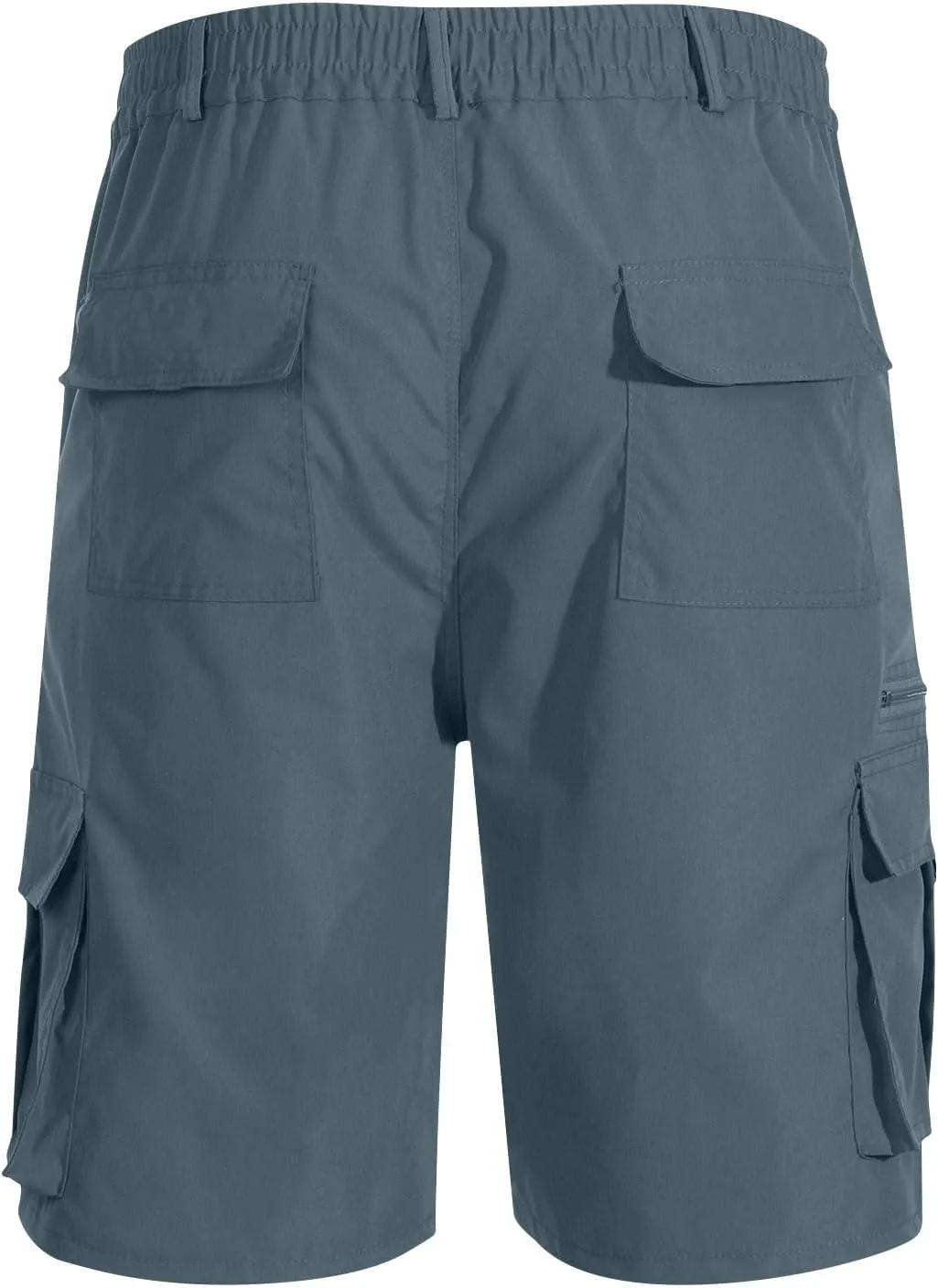 Men Cargo Shorts Oversized Workout Running Shorts Quick Dry Lightweight Gym Shorts with Zip Pockets