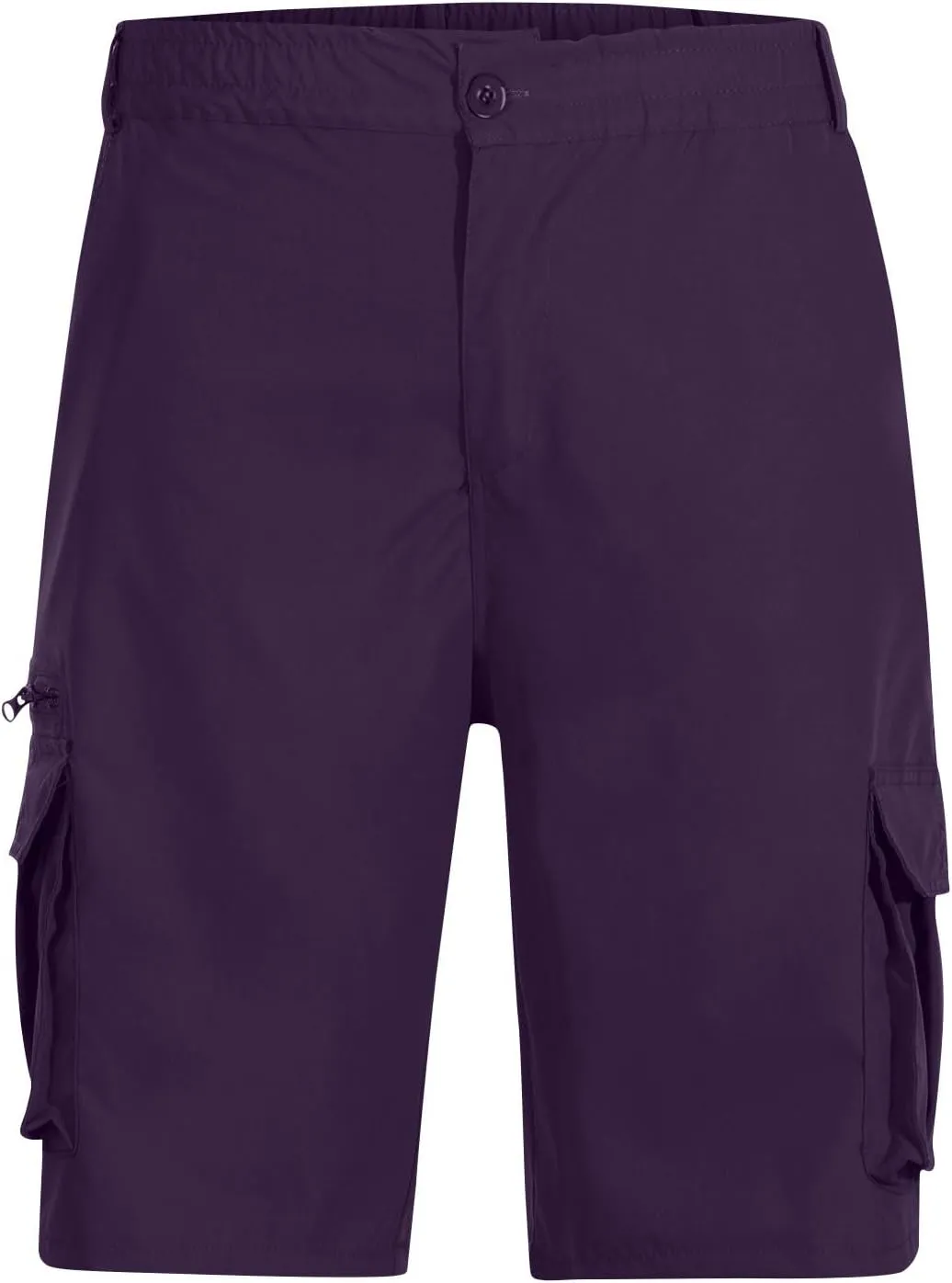 Men Cargo Shorts Oversized Workout Running Shorts Quick Dry Lightweight Gym Shorts with Zip Pockets