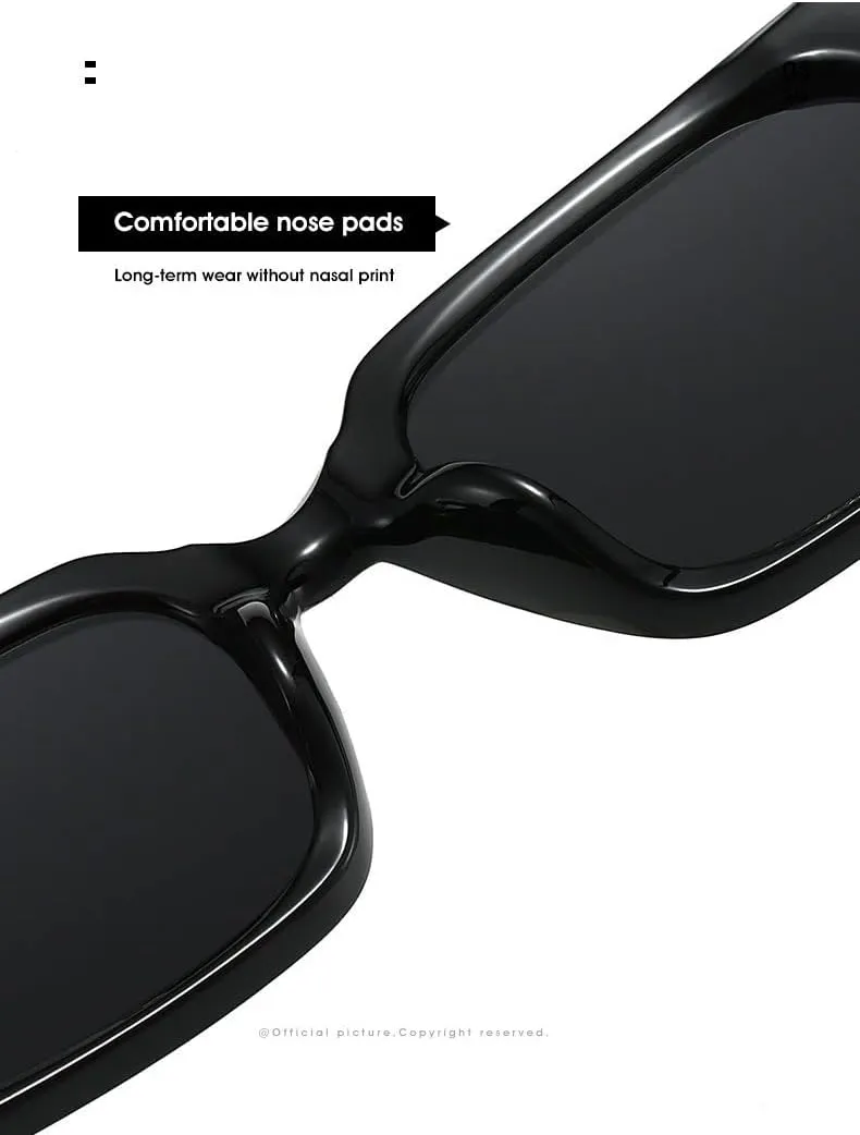 Men Square Trend Sunglasses Shopping Driver Commuter Women Sun Glasses