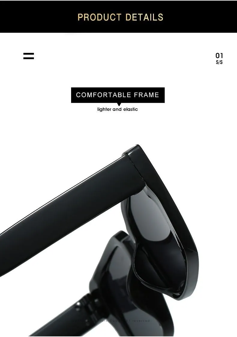 Men Square Trend Sunglasses Shopping Driver Commuter Women Sun Glasses